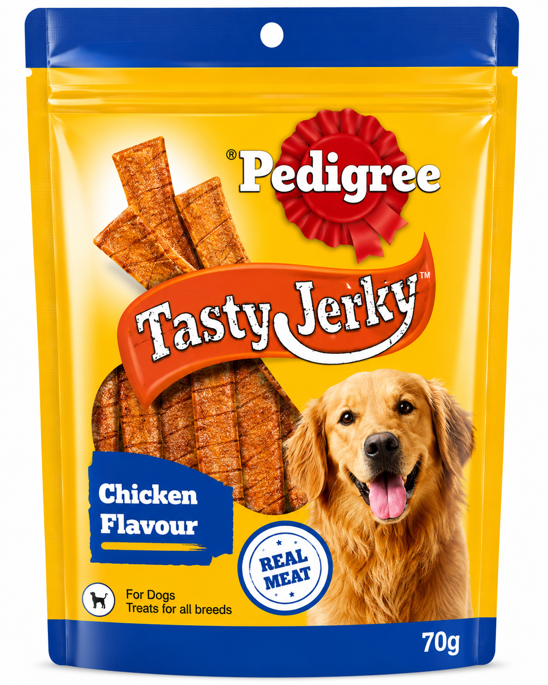 Tasty jerky chicken | 70gm | Pedigree