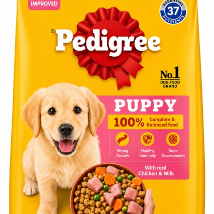 Dry Range puppy chicken milk | 20kg, 15kg, 90gm, 370gm, 1kg, 2.8kg, 5.5kg, 10kg | Pedigree