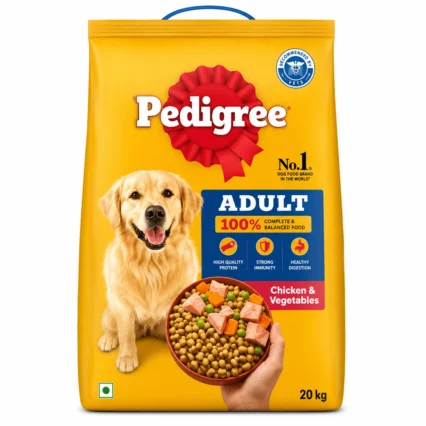 Dry range adult chicken & veg | 1kg, 10kg, 15kg, 20kg, 5.5kg, 2.8kg | Pedigree
