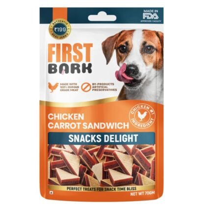 First Bark Chicken Carrot Sandwich – 70gm