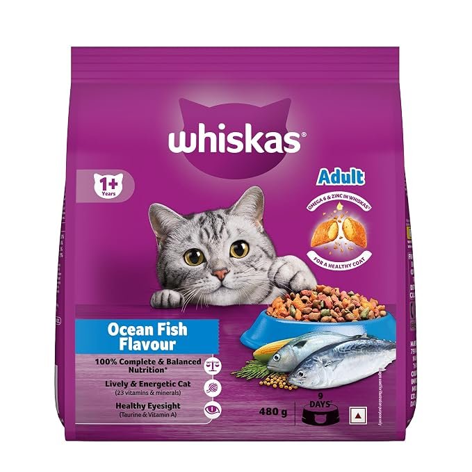 Whiskas Dry Adult Ocean Fish | 1.2 kg , 3 kg , 7 kg