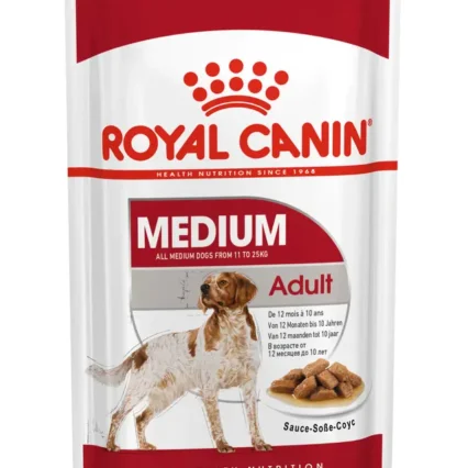 Wet Medium range for adult weight 11/25kg puppy & adult | 140 g
