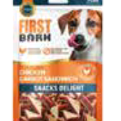 First Bark Chicken Carrot Sandwich 70gm