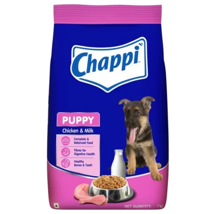 Chappi puppy chicken & milk | 1KG , 2.8KG , 7KG |