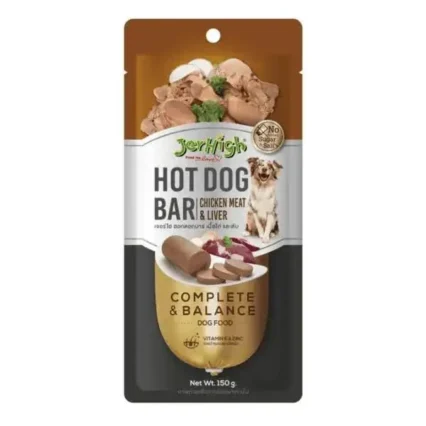 JerHigh Hot Dog Bar – Chicken Meat & Liver – 150g