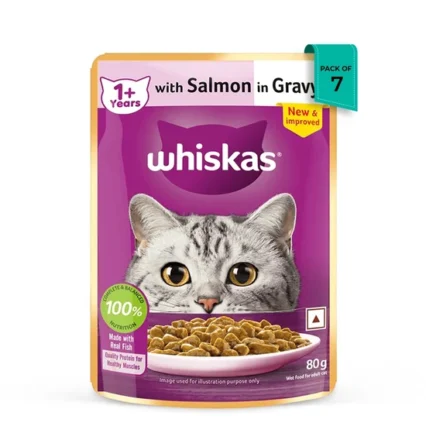 Whiskas Gravy adult salmon  | 80gm