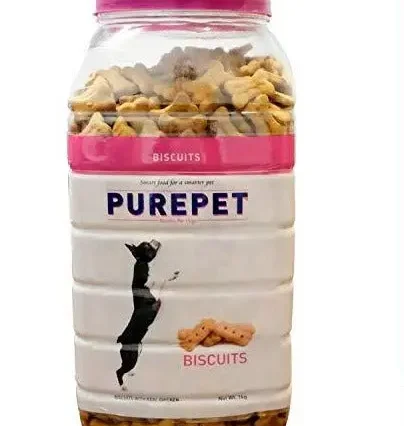 Purepet  Dog biscuits  Mutton | 455gm , 800gm | Drools
