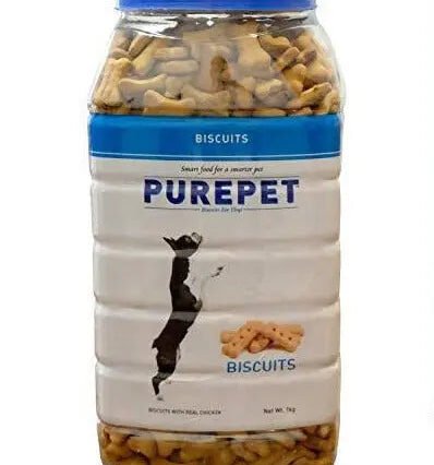 Purepet  Dog biscuits  Milk | 455gm , 800gm | Drools