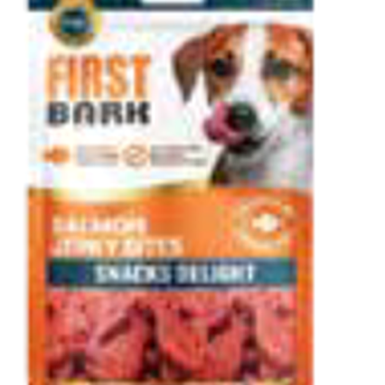 First Bark Salmon Jerky Bites 70gm