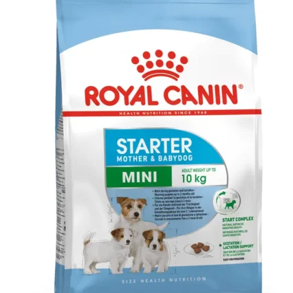 Mini range for adult weight 10 kg  starter | 1kg , 3kg , 4kg , 8kg | Royal Canine
