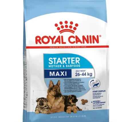 Maxi range for adult weight 26/44 kg starter | 1kg , 4kg , 15kg | Royal Canin