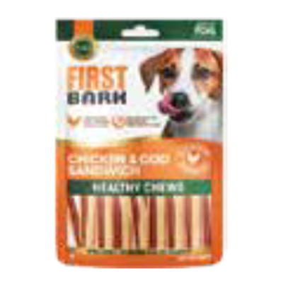 First Bark Chicken & Cod Sandwich 70gm