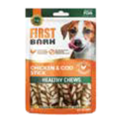 First Bark Chicken & Cod Stick 70gm