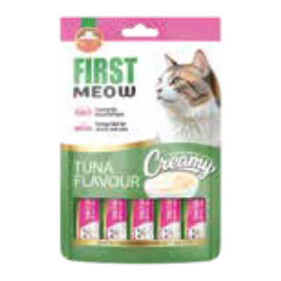 First Meow Creamy Treats – Tuna Flavour 75gm