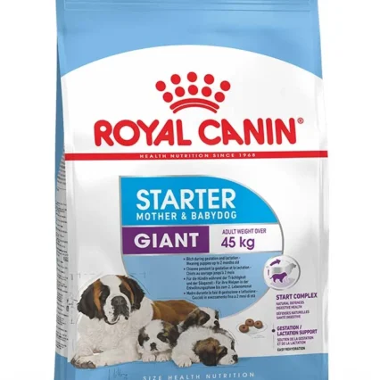 Giant range for adult weight 45kg starter | 1kg , 3.5kg , 15kg | Royal Canin