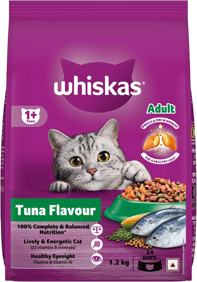 Whiskas Dry Adult Tuna | 1.2 kg , 3 kg , 7 kg