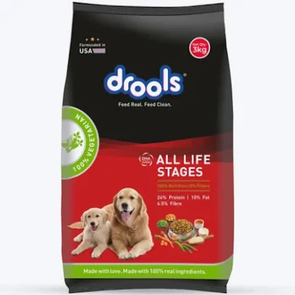 Drools 100% veg | 1.2kg , 3kg , 10kg , 20kg  |