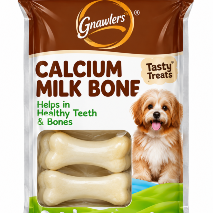 Gnawlers Calcium Milk Bone brown – 90gm / 4 in 1
