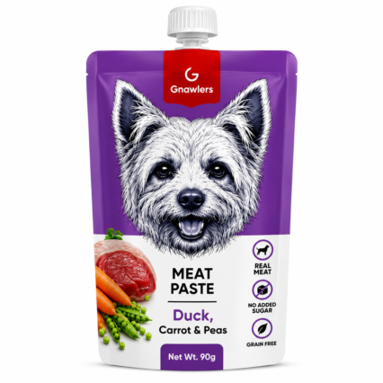 Wanpy Meat Paste Duck, Carrot & Peas – 90gm