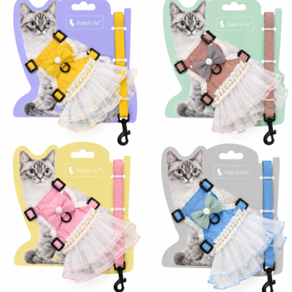 Cat / Dog Leash & Frock Harness