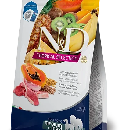 N&D Tropical Dog Adult Mini 1.5 Kg , 5 Kg