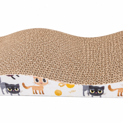 Cat Cardboard Scratcher Wave