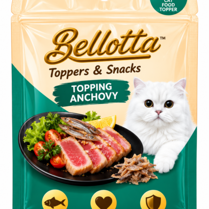 Bellotta Adult Pouch Topping Anchovy – 85g