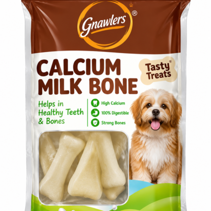 Gnawlers Calcium Milk Bone brown – 23gm / 1 Pc