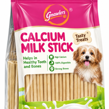 Gnawlers Calcium Milk Sticks – Milk Flavour – 810g