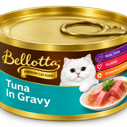 Bellotta Can Tuna in Gravy – 185g