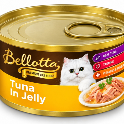 Bellotta Can Tuna in Jelly – 185g