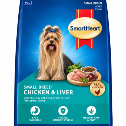 Smart Heart Small breed chicken & liver| 0.5kg ,1.5kg ,3kg