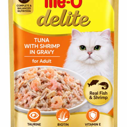 Me-O Delite Tuna with shrimp for  adult | 70gm