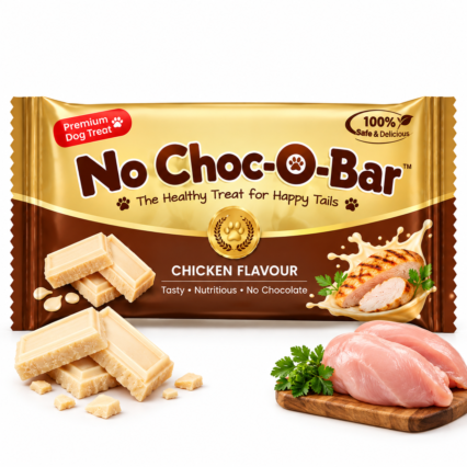 Gnawlers No Choc-O-Bar Dog Treats 80gm