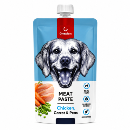 Wanpy Meat Paste Chicken, Carrot & Peas – 90gm