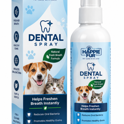 Happie Dent Dental Spray for Dogs & Cats – 100ml