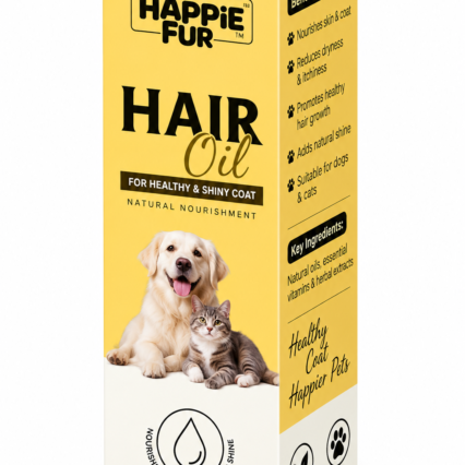 Happie Fur Dog /Cat Hair Oil – 100ml