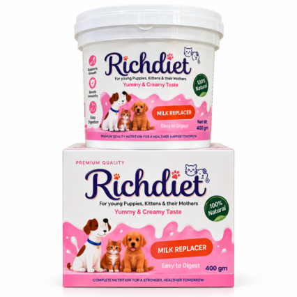 Richdiet Goat Milk Replacer – 400 gm