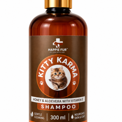 Kitty Karno Tea Tree & Aloevera with Vitamin E Cat Shampoo – 300ml