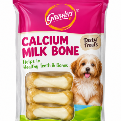 Calcium Milk Bone pink – 7 in 1  | Gnawlers