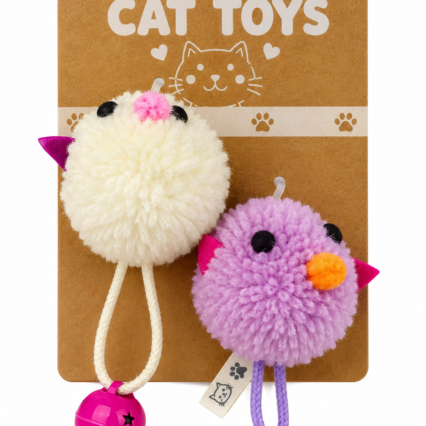Cat Toy Plush Mouse with Bell