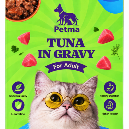 Petma Tuna in Gravy for Adult Cats – 85 gm