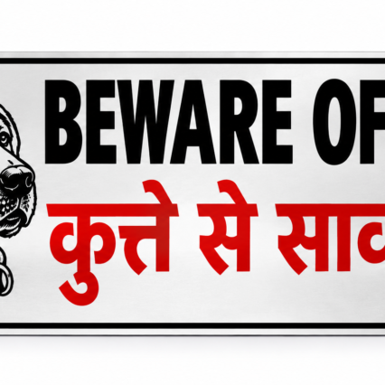 Sign plate (steel)