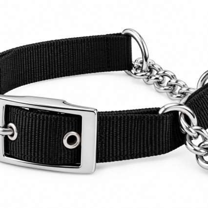 Plain Nylon Choke Collar (Grinded Chain)
