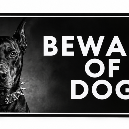 Sign plate (printed)