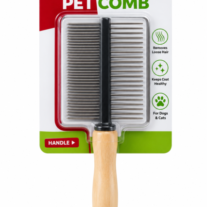 Wooden Handle Comb (Double)